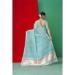 Picture of Ravishing Organza Light Blue Saree