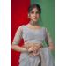 Picture of Delightful Organza Light Slate Grey Saree