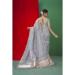 Picture of Delightful Organza Light Slate Grey Saree