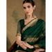 Picture of Pleasing Silk & Organza Dark Green Saree