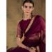 Picture of Sublime Silk & Organza Maroon Saree