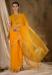 Picture of Splendid Silk & Organza Sandy Brown Saree