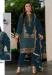 Picture of Georgette Midnight Blue Straight Cut Salwar Kameez