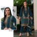 Picture of Georgette Midnight Blue Straight Cut Salwar Kameez