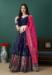 Picture of Graceful Silk Midnight Blue Lehenga Choli