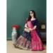 Picture of Graceful Silk Midnight Blue Lehenga Choli