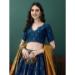 Picture of Pretty Silk Navy Blue Lehenga Choli