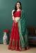 Picture of Superb Silk Dark Red Lehenga Choli