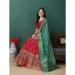 Picture of Superb Silk Dark Red Lehenga Choli