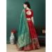 Picture of Superb Silk Dark Red Lehenga Choli