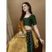 Picture of Pleasing Silk Dark Green Lehenga Choli