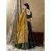 Picture of Pleasing Silk Dark Green Lehenga Choli