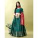 Picture of Graceful Silk Teal Lehenga Choli