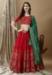 Picture of Ravishing Silk Crimson Lehenga Choli