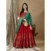 Picture of Ravishing Silk Crimson Lehenga Choli