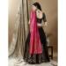 Picture of Ravishing Silk Black Lehenga Choli