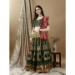 Picture of Fascinating Silk Dark Green Lehenga Choli