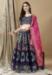 Picture of Sublime Silk Midnight Blue Lehenga Choli