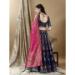 Picture of Sublime Silk Midnight Blue Lehenga Choli