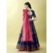 Picture of Shapely Silk Navy Blue Lehenga Choli