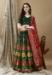 Picture of Pleasing Silk Dark Olive Green Lehenga Choli