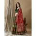 Picture of Pleasing Silk Dark Olive Green Lehenga Choli