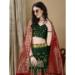 Picture of Pleasing Silk Dark Olive Green Lehenga Choli