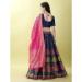 Picture of Comely Silk Navy Blue Lehenga Choli