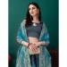 Picture of Good Looking Silk Dark Slate Grey Lehenga Choli