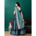 Picture of Good Looking Silk Dark Slate Grey Lehenga Choli