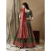 Picture of Resplendent Silk Dark Olive Green Lehenga Choli