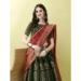 Picture of Classy Silk Dark Green Lehenga Choli