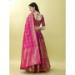 Picture of Magnificent Silk Plum Lehenga Choli