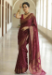 Picture of Charming Silk Maroon Saree