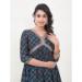 Picture of Pleasing Silk Midnight Blue Kurtis & Tunic