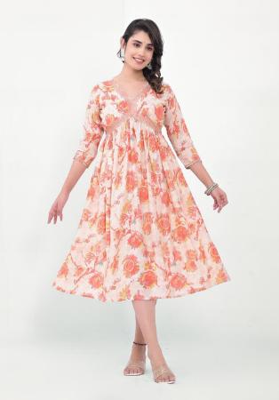 Picture of Bewitching Silk Tan Kurtis & Tunic