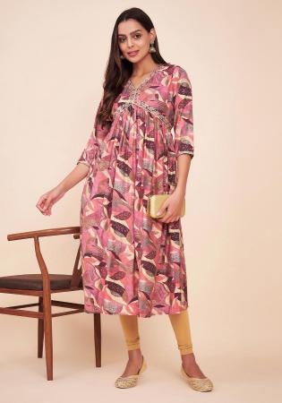 Picture of Appealing Silk Plum Kurtis & Tunic