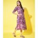 Picture of Graceful Silk Medium Purple Kurtis & Tunic