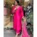 Picture of Stunning Rayon Deep Pink Readymade Salwar Kameez