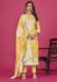 Picture of Organza Golden Rod Straight Cut Salwar Kameez