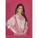 Picture of Organza Pale Violet Red Straight Cut Salwar Kameez