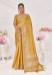 Picture of Bewitching Silk Golden Rod Saree