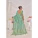 Picture of Marvelous Silk Dark Sea Green Saree