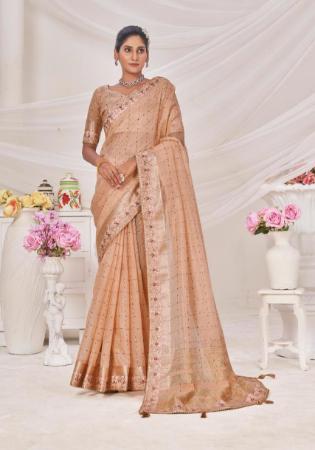 Picture of Exquisite Silk Tan Saree