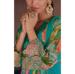 Picture of Elegant Georgette Teal Anarkali Salwar Kameez