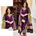 Picture of Sightly Georgette Purple Straight Cut Salwar Kameez