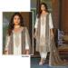 Picture of Charming Chiffon Dark Grey Straight Cut Salwar Kameez