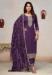 Picture of Resplendent Silk Dim Gray Straight Cut Salwar Kameez