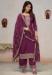 Picture of Admirable Silk Dark Magenta Straight Cut Salwar Kameez