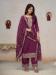 Picture of Admirable Silk Dark Magenta Straight Cut Salwar Kameez